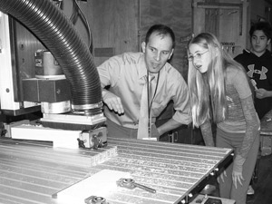 Techno CNC Routers used in CNC education in Commack Middle School